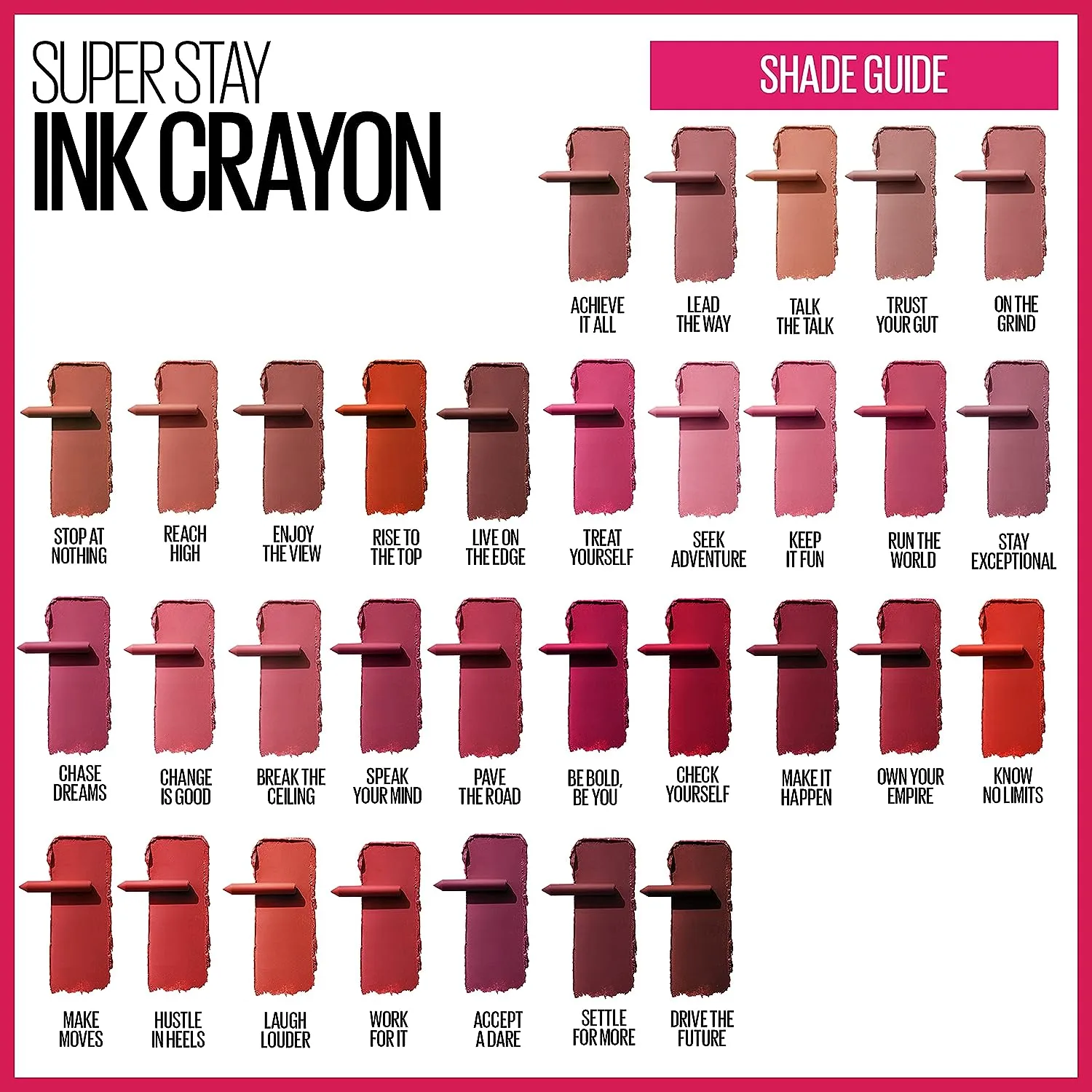 Maybelline-Super Stay-Ink-Crayon-lápiz-labial-mate-de-larga-duración-con-sacapuntas-integrado-3